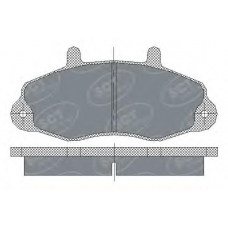 SP 173 SCT Комплект тормозных колодок, дисковый тормоз