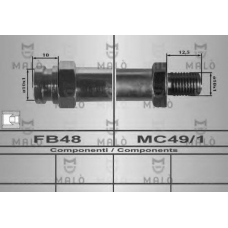 80387 Malo Тормозной шланг