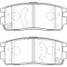 FD7578A NECTO Комплект тормозных колодок, дисковый тормоз
