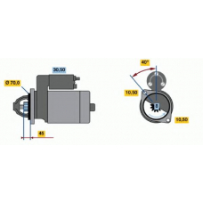 0 986 012 290 BOSCH Стартер