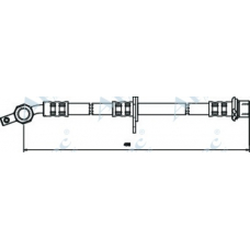 HOS3117 APEC Тормозной шланг