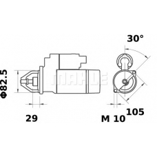 MS 121 MAHLE Стартер