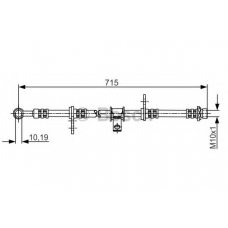 1 987 481 240 BOSCH Тормозной шланг