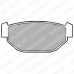 LP549 DELPHI Комплект тормозных колодок, дисковый тормоз