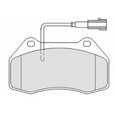 LVXL1416 MOTAQUIP Комплект тормозных колодок, дисковый тормоз