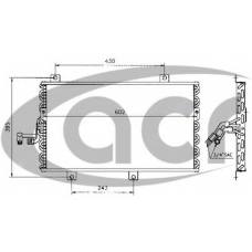 300442 ACR Конденсатор, кондиционер