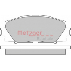 1170618 METZGER Комплект тормозных колодок, дисковый тормоз