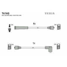 T474G TESLA Комплект проводов зажигания