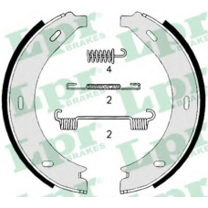 08740 LPR Комплект тормозных колодок, стояночная тормозная с