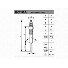 062583101304 MAGNETI MARELLI Свеча накаливания