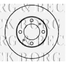 BBD4266 BORG & BECK Тормозной диск