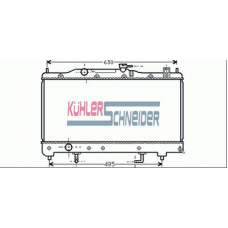 3219801 KUHLER SCHNEIDER Радиатор, охлаждение двигател