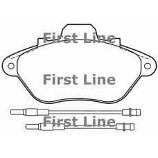FBP1340 FIRST LINE Комплект тормозных колодок, дисковый тормоз