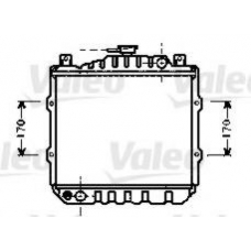 734524 VALEO Радиатор, охлаждение двигателя