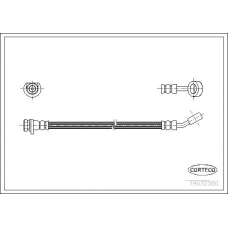 19032380 CORTECO Тормозной шланг