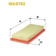 WA9782 WIX Воздушный фильтр