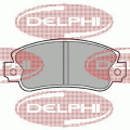 LP419 DELPHI Комплект тормозных колодок, дисковый тормоз