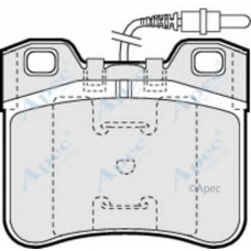 PAD647 APEC Комплект тормозных колодок, дисковый тормоз