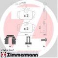 23446.165.2 ZIMMERMANN Комплект тормозных колодок, дисковый тормоз
