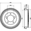 8DT 355 300-491 HELLA PAGID Тормозной барабан