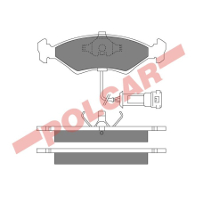 LP255 POLCAR Hamulce - klocki