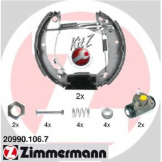 20990.106.7 ZIMMERMANN Комплект тормозных колодок