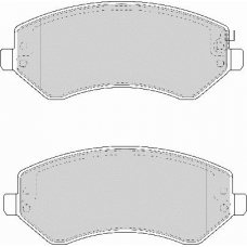 FD7038A NECTO Комплект тормозных колодок, дисковый тормоз