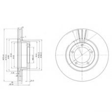 BG2246 DELPHI Тормозной диск