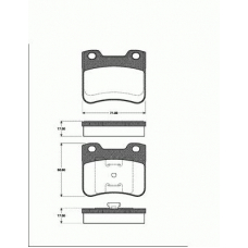 1501221935 S.b.s. Комплект тормозных колодок, дисковый тормоз