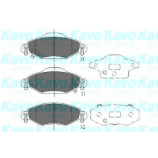 KBP-9023 KAVO PARTS Комплект тормозных колодок, дисковый тормоз