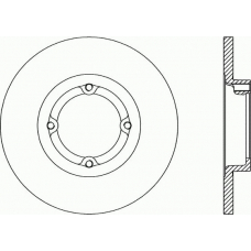 BDR1765.10 OPEN PARTS Тормозной диск