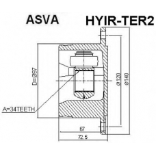 HYIR-TER2 ASVA Шарнирный комплект, приводной вал