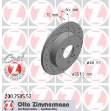 200.2505.52 ZIMMERMANN Тормозной диск