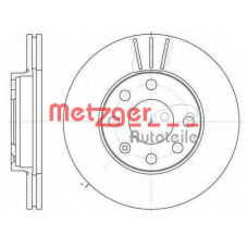 6061.10 METZGER Тормозной диск