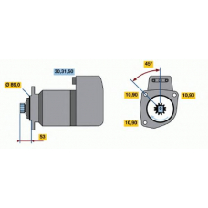 0 001 417 026 BOSCH Стартер