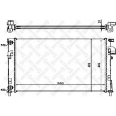 10-26003-SX STELLOX Радиатор, охлаждение двигателя