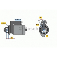 0 001 138 019 BOSCH Стартер