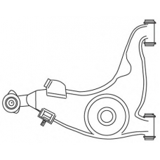 1743 FRAP Рычаг независимой подвески колеса, подвеска колеса