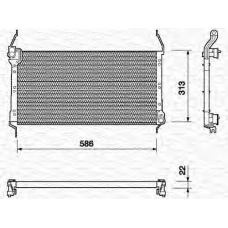 350203115000 MAGNETI MARELLI Конденсатор, кондиционер