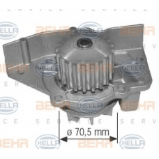 8MP 376 801-624 HELLA Водяной насос