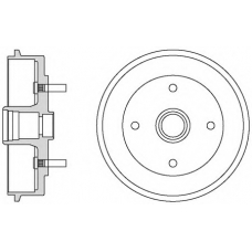 VBD611 MOTAQUIP Тормозной барабан