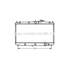 HD2078 Prasco Радиатор, охлаждение двигателя