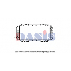 092110N AKS DASIS Радиатор, охлаждение двигателя