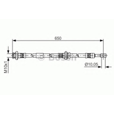 1 987 481 476 BOSCH Тормозной шланг