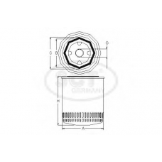 SM 826 SCT Масляный фильтр