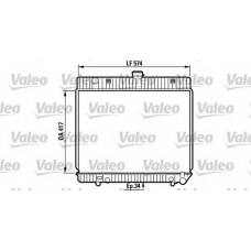 819216 VALEO Радиатор, охлаждение двигателя