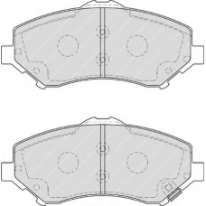 FSL4074 FERODO Комплект тормозных колодок, дисковый тормоз