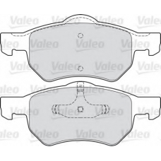 598756 VALEO Комплект тормозных колодок, дисковый тормоз