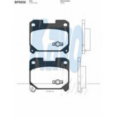 BP-9056 KAVO PARTS Комплект тормозных колодок, дисковый тормоз