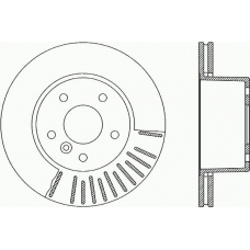 BDR1925.20 OPEN PARTS Тормозной диск